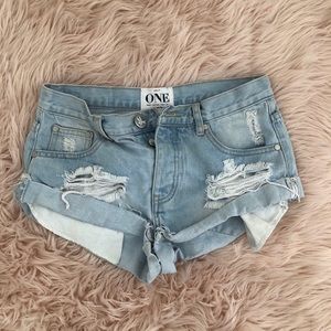 One Teaspoon size 25 shorts